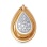 Pave Diamond Convertible Slide Pendant in Rose Gold - View 2