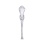 Handle of Silver Table Fork for Kids and Teens