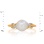 Ring with 8mm Cultured Pearl and 28 Diamonds. Hypoallergenic 585 Rose Gold, Rhodium Detailing. View 2