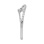 A Simply Elegant Diamond Ring. Tested 585 (14K) White Gold, Rhodium Finish. View 4