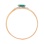 Oval Emerald and Diamond Ring. View 3