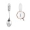 Hypoallergenic 925 Silver Teaspoon Gemini Zodiac