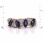 Ring with Diamonds and Marquise-cut Sapphires - Angle 2