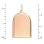 Reverse of 585 Rose Gold Orthodox Medallion Pendant