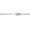 Evil Eye Paperclip Link Bracelet of 14K White Gold. Diamonds, Turquoise and Black Onyx. View 3