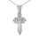 Silver Cross Pendant 'Christ's Passions'. View 2