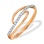 Simply Beautiful Diamond Ring. Hypoallergenic Cadmium-free 585 (14K) Rose Gold