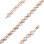 Droolworthy Rose Gold Bracelet with Diamonds. Hypoallergenic Cadmium-free 585 (14K) Rose Gold. View 2