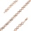 Droolworthy Rose Gold Bracelet with Diamonds. Hypoallergenic Cadmium-free 585 (14K) Rose Gold. View 2