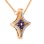 Sapphire and Diamond Rose Gold Convertible Necklace. View 2