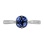 Sapphire 'Flower of Life' Diamond Ring. View 2