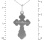 Reverse of Silver 'Eternal Life' Orthodox Cross