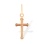 Protestant Cross Pendant. 585 (14kt) Rose Gold