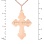 Reverse of Eastern style crucifix pendant