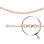 Rolo-Link Chain, Width 2.0mm. Diamond-cut Tested 14kt (585) Rose Gold