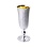 Champagne Matte Silver Glass. Hypoallergenic Antibacterial 925 Gilded Silver
