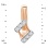Size of Toddler Leverback Earrings with 12 CZs