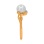 Ring with 7mm Cultured Pearl and 9 Diamonds. Hypoallergenic 585 Rose Gold, Rhodium Detailing. View 4