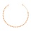 Bracelet of 30 Diamond-cut Golden Beads. Adjustable 16.5 to 21cm, Tested 14kt Rose Gold. View 2