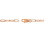 Evil Eye Paperclip-link Bracelet of 14K Rose Gold - Collage 3