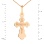 "The Holy Spirit" Orthodox Cross Pendant. Reverse