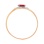 Oval Ruby and Diamond Ring. View 3