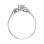 Swarovski CZ Infinity White Gold Ring. View 3