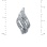 Height of diamond striped earrings
