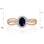 Sapphire and Diamond Ring. View 2