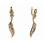 Diamond 750 Gold Dangle Earrings