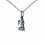 Virgo Silver Sculpture Pendant. August 23 - September 22