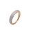 Pavé CZ Anniversary Band. Certified 585 (14kt) Rose Gold, Rhodium Detailing