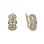 Open Filigree Whimsical Earrings. 585 (14kt) Rose and White Gold