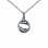 Pisces Zodiac Sterling Silver Pendant. Pisces Zodiac: February 19 - March 20