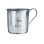'A Puppy' Baby Silver Cup. Hypoallergenic Antimicrobial 925/999 Silver