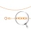 Anchor-link Solid Chain, Width 1.15mm. 14kt (585 ) Rose Gold, Diamond Cuts