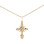 Cross with Christ Pantocrator Icon. Certified 585 (14kt) Rose Gold