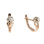 A True Classic 0.088 carat (T.W.) Diamond Earrings