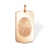 Fingerprint Monogram Pendant. 585 (14kt) Rose Gold