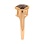 Nifty Ring with Smoky Quartz Diameter 10mm. Hypoallergenic Cadmium-free 585 (14K) Rose Gold. View 3