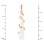 White Onyx Cone Pendant. View 3