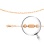 Ball 'n' Bar-link Solid Chain, Width 1.4mm. Certified 585 (14kt) Rose Gold, Diamond Cuts