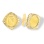 Gold 5-ruble Coin Cufflinks. 900 (21.6K) Gold, 585 (14K) Gold