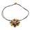 'Fleur d'Amour' d'Ambre - Amber 'Love Flower'. Necklace - Brooch Transformer