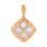 Mother-of-Pearl Diamond Pendant. View 4