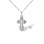 Orthodox Silver Cross Pendant. 925 Silver with Rhodium Plating