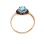 "Femme Fatale" Blue Topaz Ring. View 3