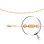 Ball 'n' Bar-link Solid Chain, Width 1.4mm. Certified 585 (14kt) Rose Gold, Diamond Cuts