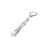 Beverage Bottle Opener. Hypoallergenic 830/999 Silver, Stainless Steel
