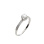 CZ White Gold Engagement Ring. 585 (14kt) White Gold